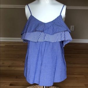 a new day pinstriped tank